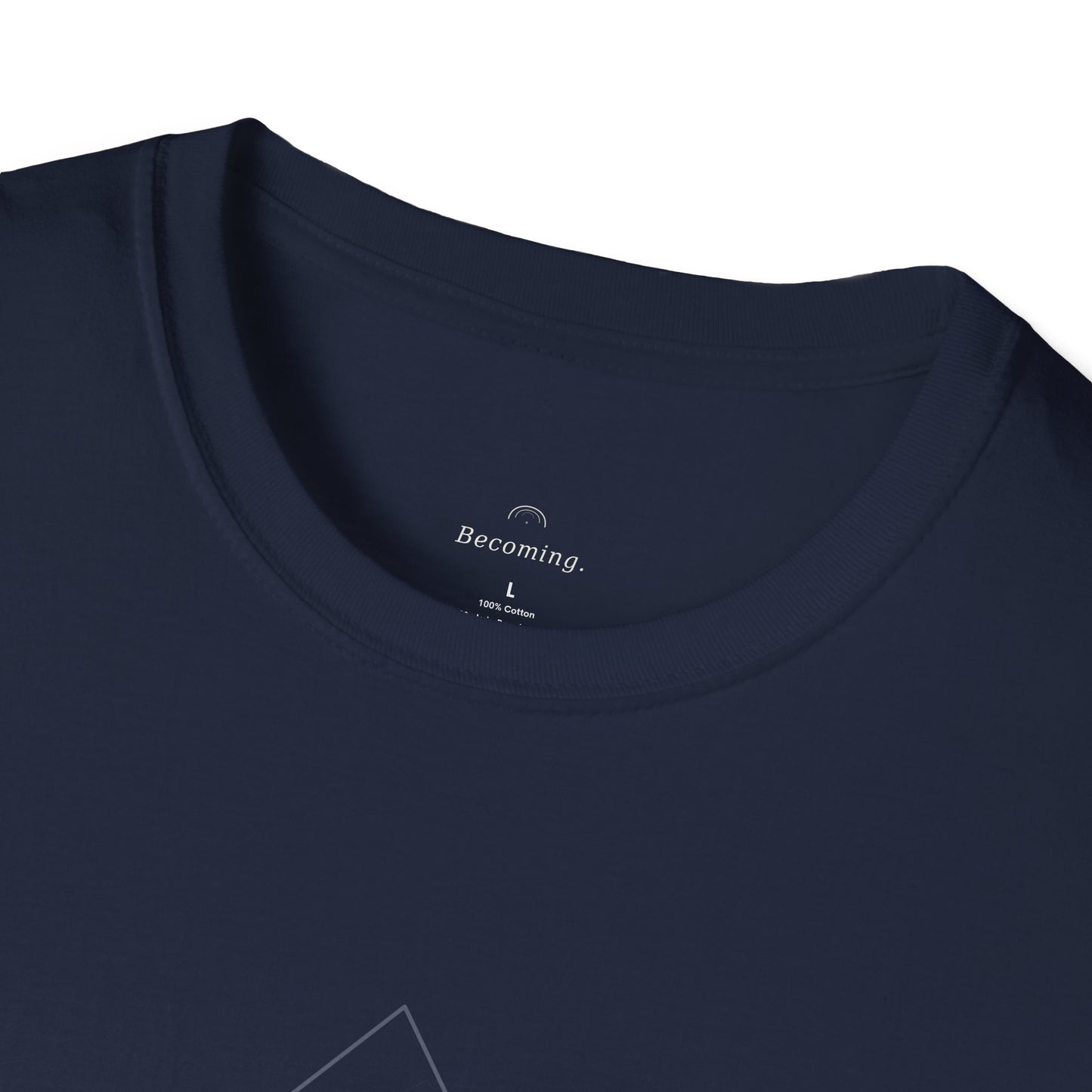 T-Shirt — "Your Past Is a Mentor" Minimalist Inspirational Tee